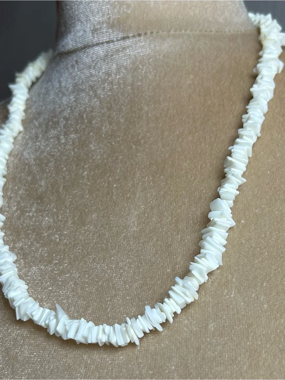 puka shell chip necklace